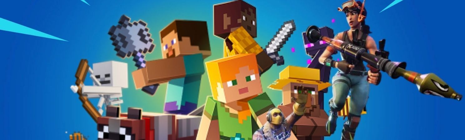 Fortnite i Minecraft naslovna