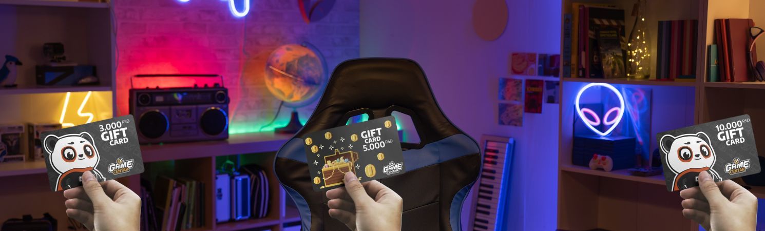 Poklon kartica GAME CENTAR naslovna