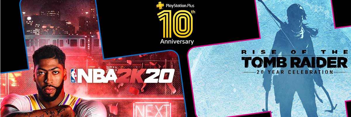 NBA 2K20 i Rise of The Tomb Raider besplatni uz PSN pretplatu u julu