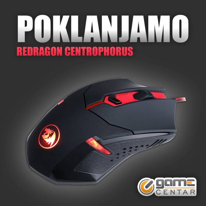 Poklanjamo gamerski miš ReDragon Centrophorus