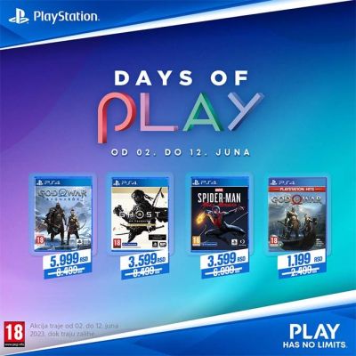Izaberi svoj omiljeni naslov po super ceni – PlayStation Days of Play 2023!