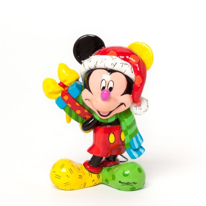 Figura Mickey Mouse with Present Mini Figurine