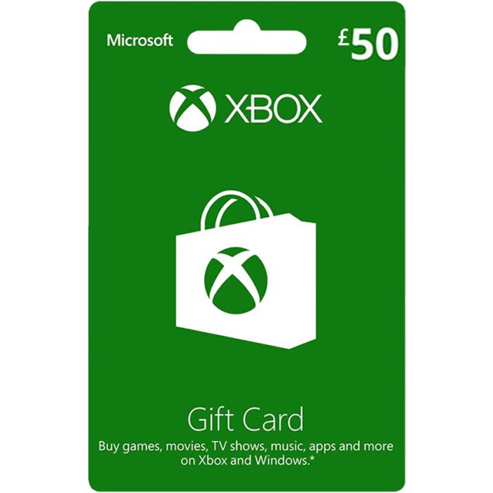 XBOX Live Gift Card 50£ UK
