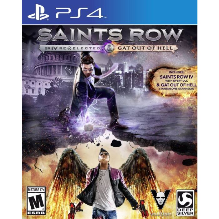 PS4 Saints Row sr IV reelected & Gat Out Of Hell