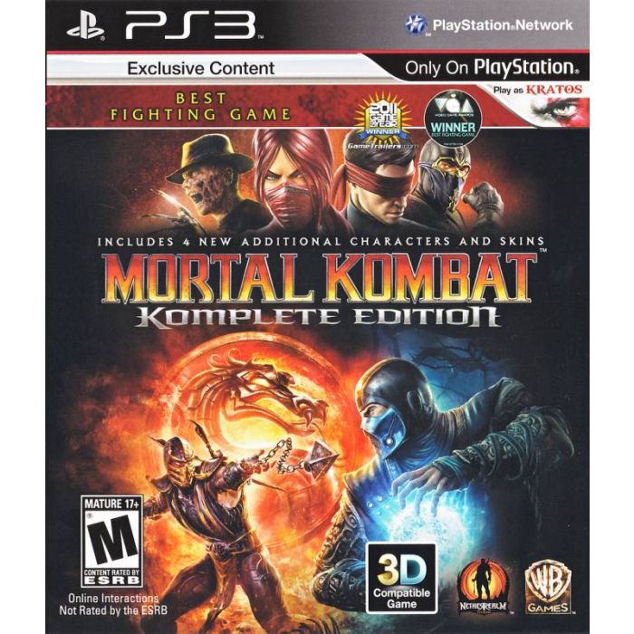PS3 Mortal Kombat 9 Komplete Edition
