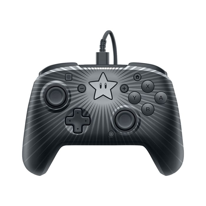 Gamepad PDP Nintendo SWITCH Faceoff Wired Pro Controller Super Mario Star