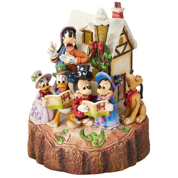 Figura Holiday Harmony (Mickey Mouse & Gang Carolling Figurine)