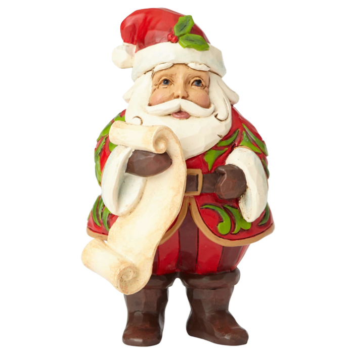 Figura Mini Santa With List