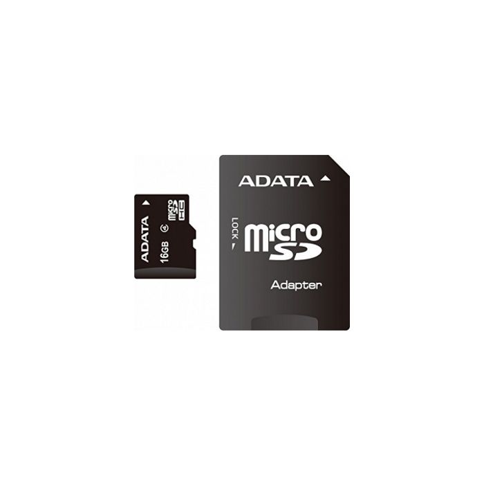 Memorijska kartica A-DATA MicroSDHC 16GB class 4 + adapter AUSDH16GCL4-RA1