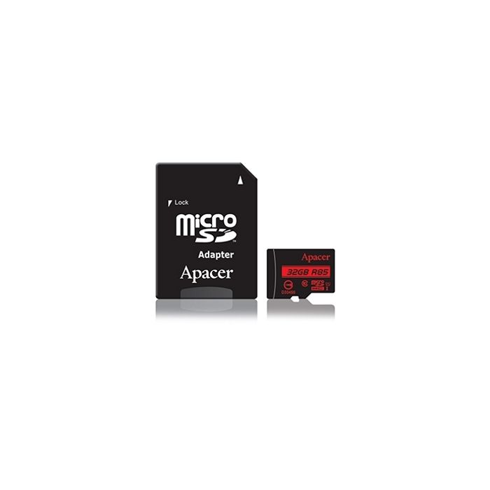 Memorijska kartica Apacer UHS-I U1 MicroSDHC 32GB class 10 + Adapter AP32GMCSH10U5-R