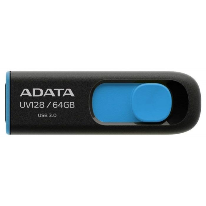 USB Flash A-DATA 64GB 3.1 AUV128-64G-RBE Blue / Black
