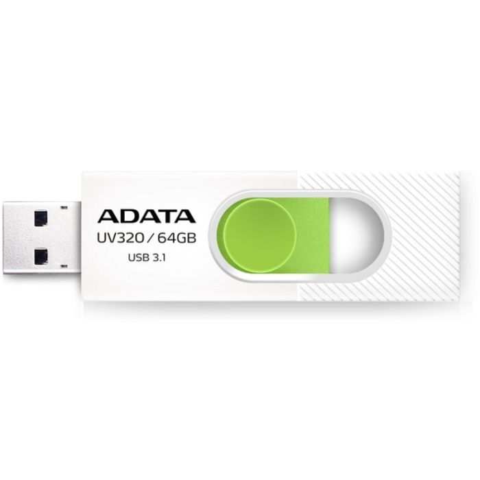 USB Flash A-DATA 64GB 3.1 AUV320-64G-RWHGN Green / White