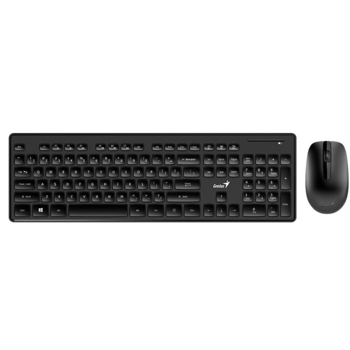 Tastatura Genius SlimStar 8006 Wireless YU Black + miš