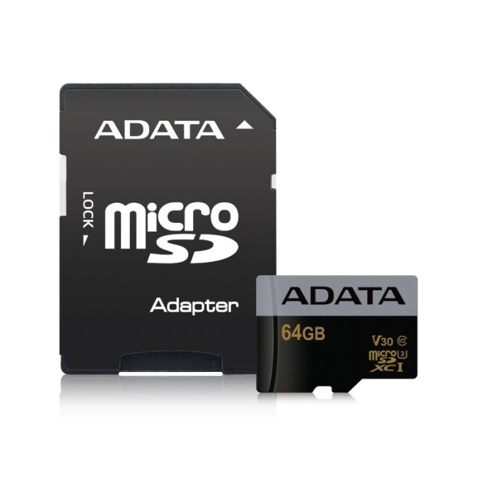 Memorijska kartica A-DATA UHS-I MicroSDHC 32GB class 10 + adapter AUSDH32GUI3V30G-RA1