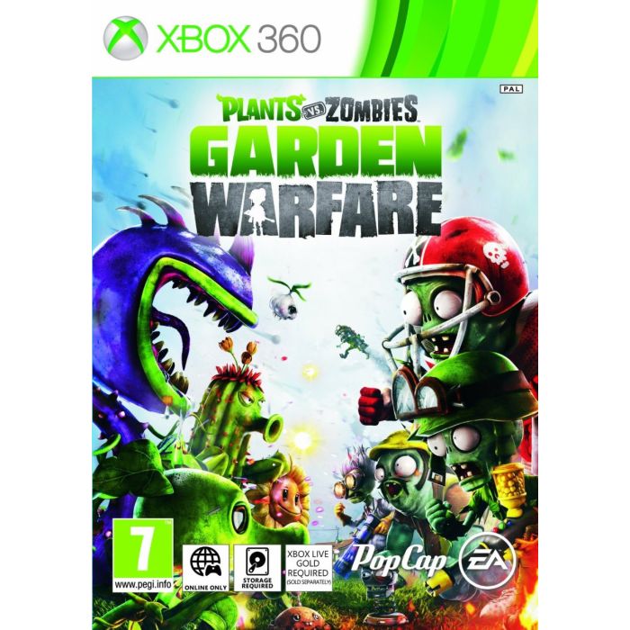 XBOX 360 Plants vs Zombies Garden Warfare