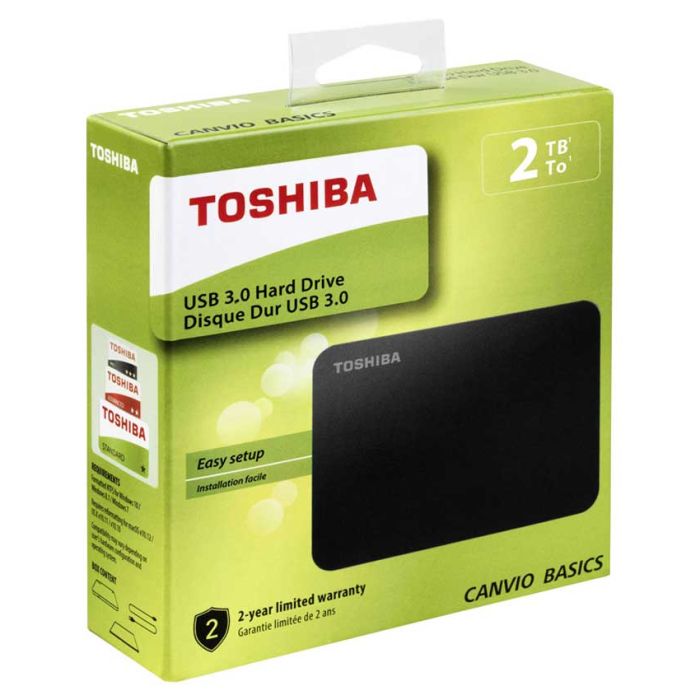 Eksterni hard disk Toshiba Canvio Basics 2TB 2.5 HDTB420EK3AA Black