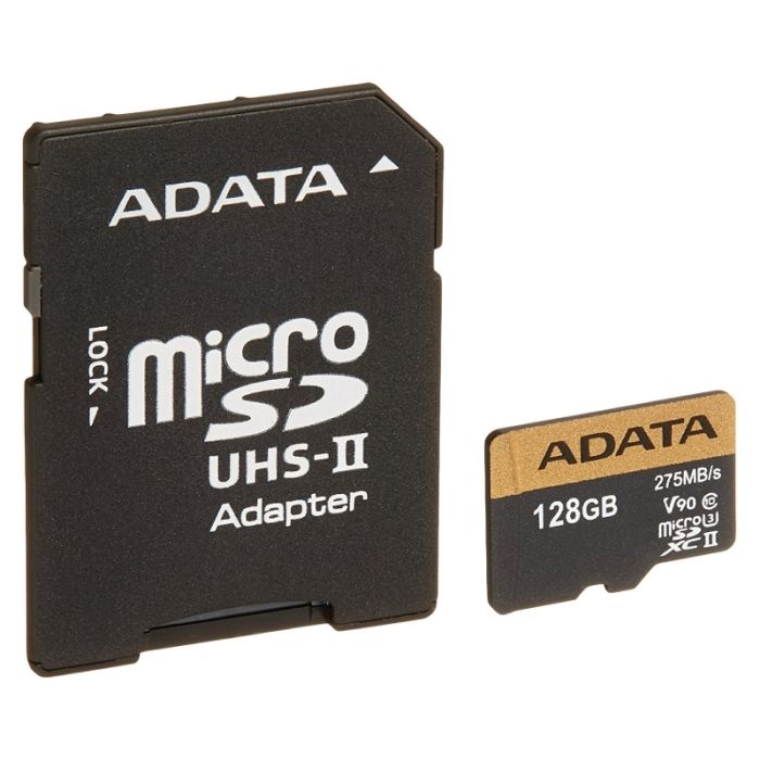 Memorijska kartica A-DATA UHS-II U3 MicroSDXC 128GB class 10 + adapter AUSDX128G