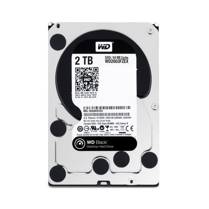 Hard disk Western Digital 2TB 3.5 SATA III 64MB 7.200rpm WD2003FZEX Black