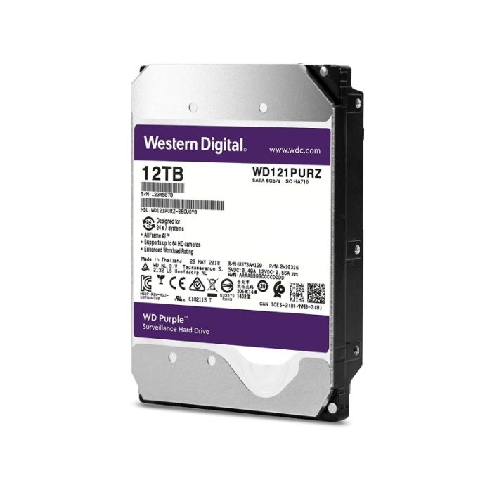 Hard disk Western Digital 12TB 3.5 SATA III 256MB 7200rpm WD121PURZ