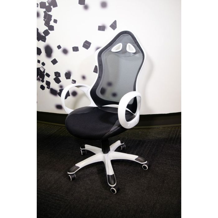 Gejmerska stolica AH Seating Executive DS-026 Black / White