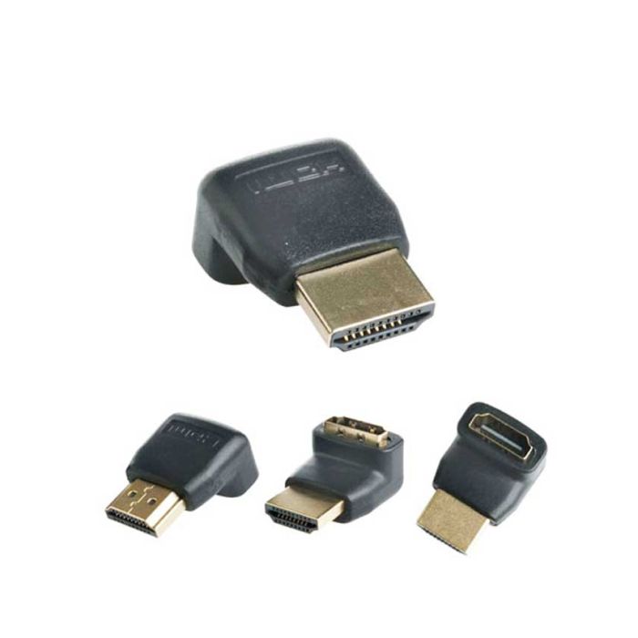 Kabl Vention HDMI muško / ženski 90° Adapter Black