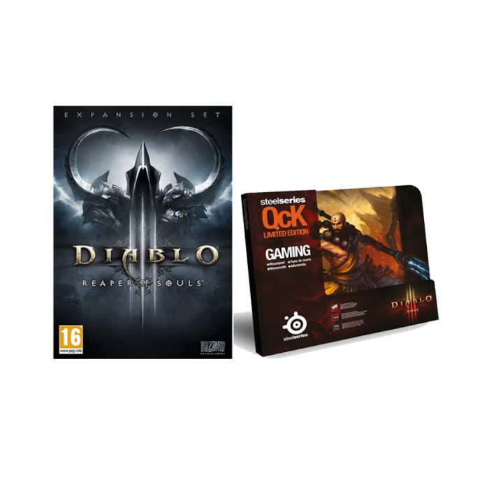 PCG Diablo 3 Reaper of Souls + SteelSeries QcK Diablo 3 Monk Edition