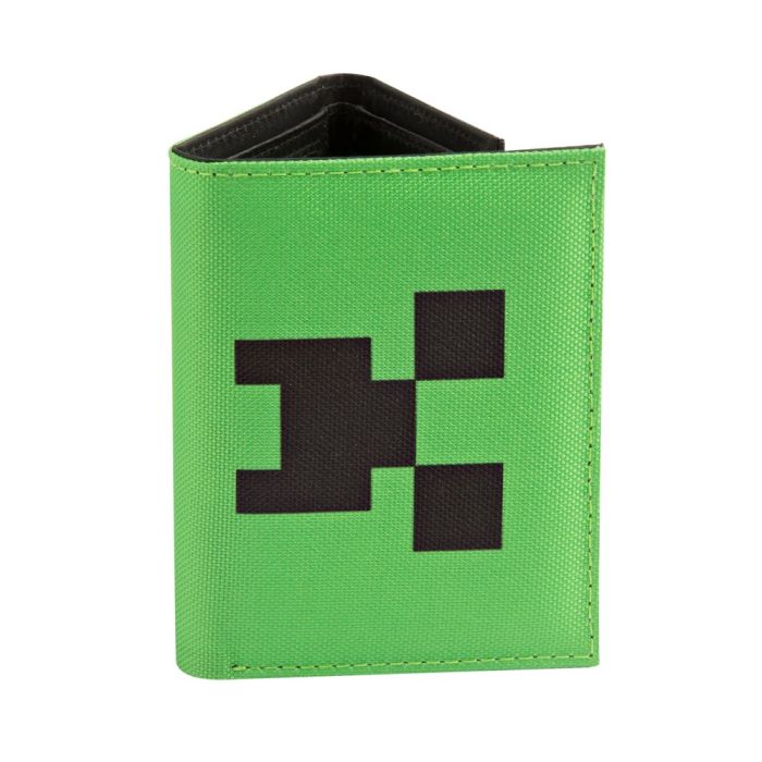 Novčanik Jinx Minecraft Pocket Creeper Tri-Fold Nylon Wallet (Tar)