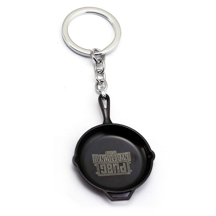 Privezak PUBG Pan Black Keychain