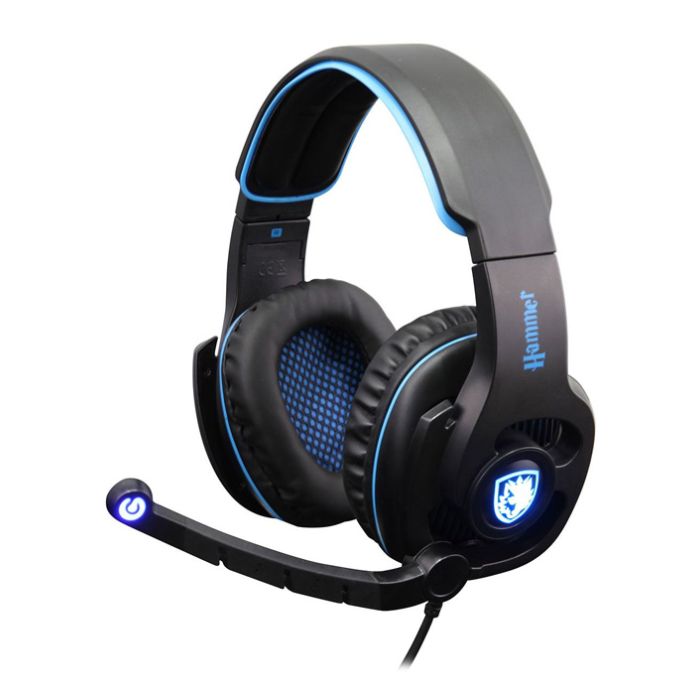 Slušalice Sades Hammer SA-923 Virtual 7.1 PCG Gaming Headset Blue
