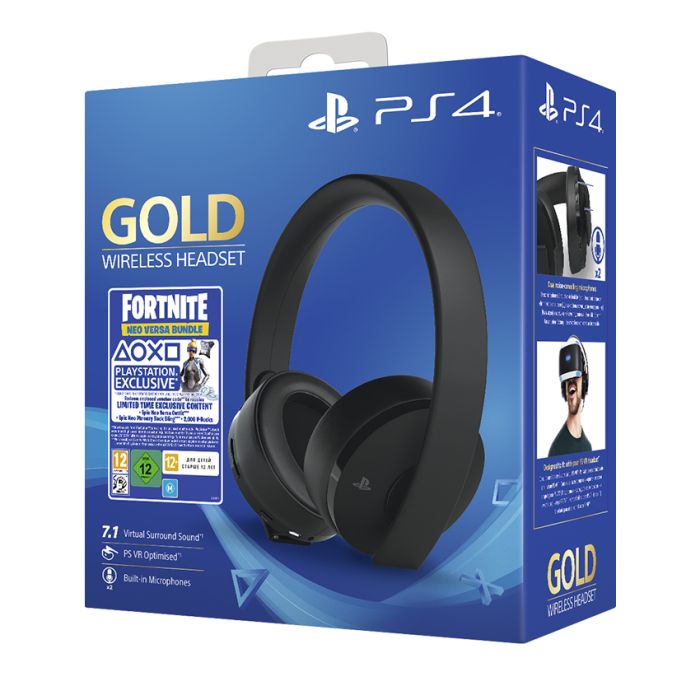 Slušalice PS4 Wireless Headset Gold Fortnite Neo Versa