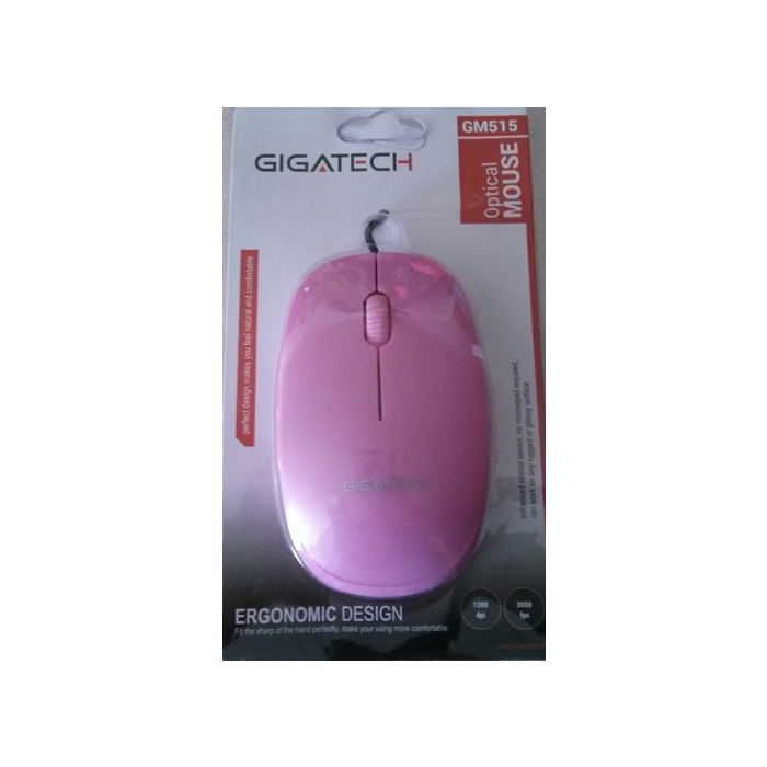 Miš Gigatech GM-515 USB Pink