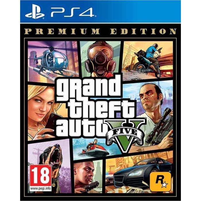 PS4 Grand Theft Auto 5 ( GTA 5 ) Premium Edition