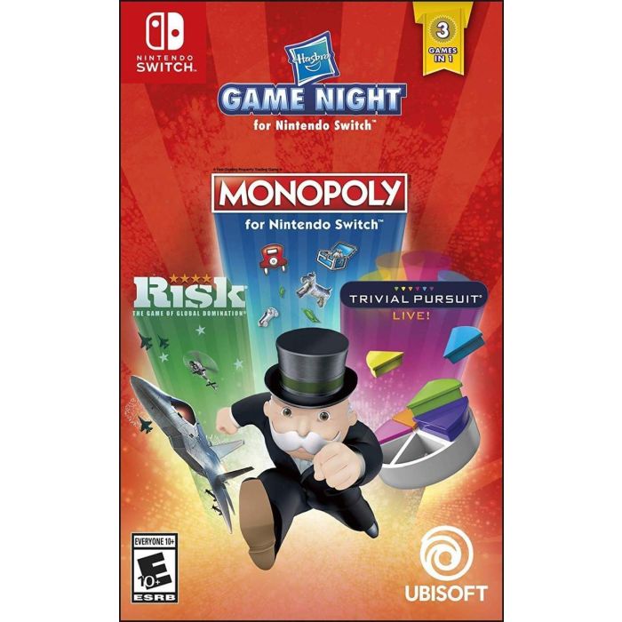 SWITCH Hasbro Family Fun Pack (Boggle + Trivial Pursuit + Monopoly + Risk)