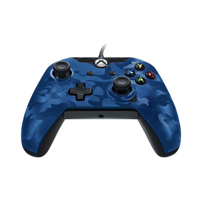 Gamepad PDP Wired Deluxe Controller Blue Camo XB1/PC