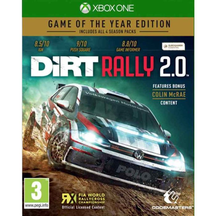 XBOX ONE Dirt Rally 2.0 GOTY