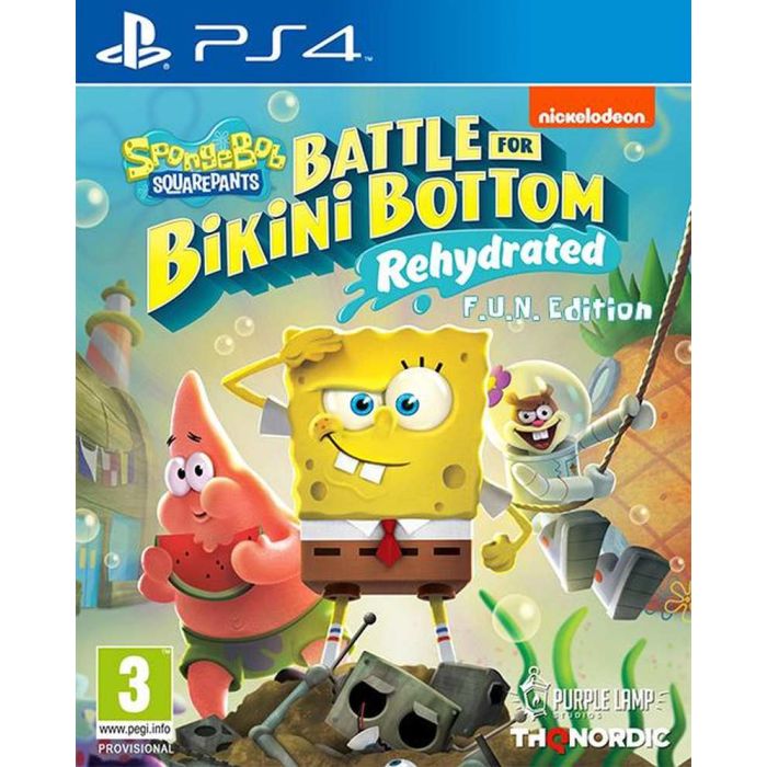 PS4 Spongebob SquarePants - Battle for Bikini Bottom - Rehydrated - F.U.N. Edition