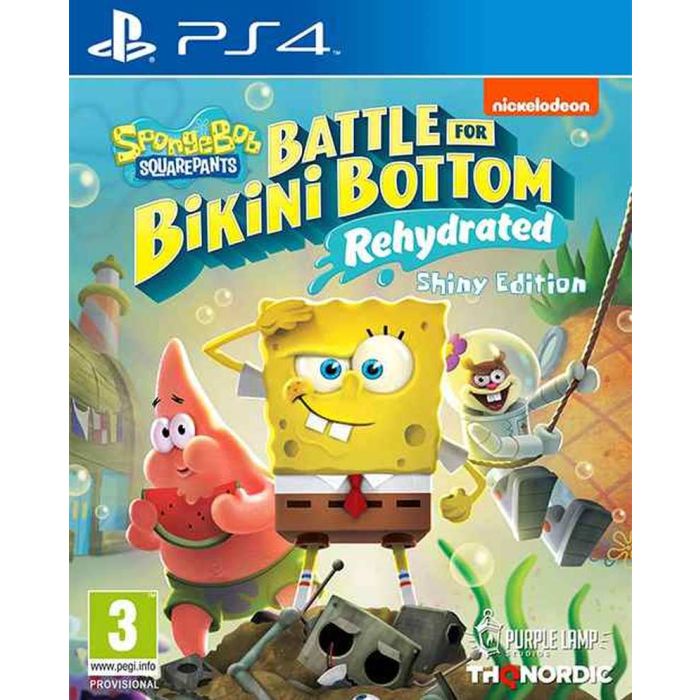 PS4 Spongebob SquarePants - Battle for Bikini Bottom - Rehydrated - Shiny Edition