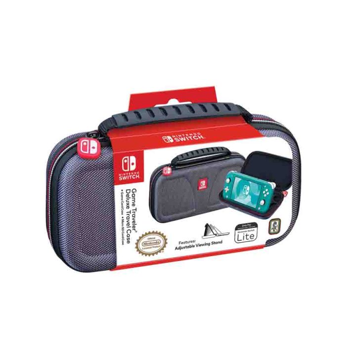 Futrola Nacon BigBen Nintendo SWITCH Lite Deluxe Travel Case Grey