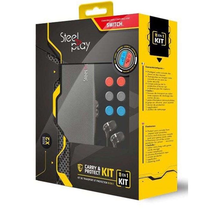 Futrola STEELPLAY - 11 IN 1 Carry and Protekt Kit + 2 Free Joypad Cases