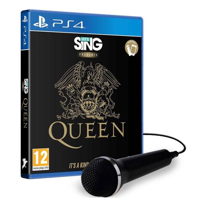 PS4 Lets Sing Queen sa mikrofonom