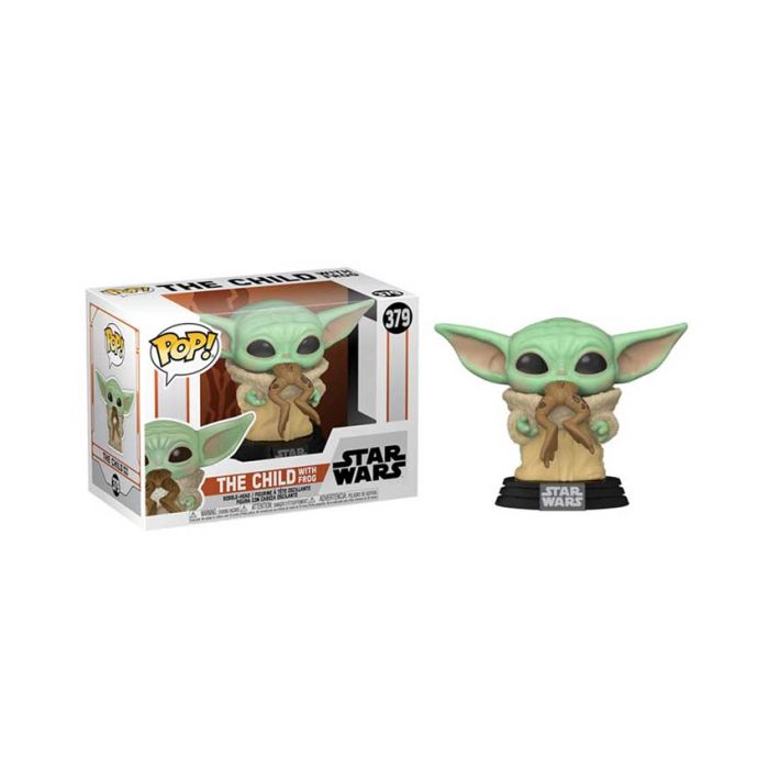 Figura POP! Star Wars Mandalorian - The Child with Frog (Baby Yoda)
