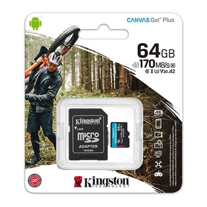Memorijska kartica Kingston 64GB MicroSD Canvas Go! Plus SDCG3/64GB