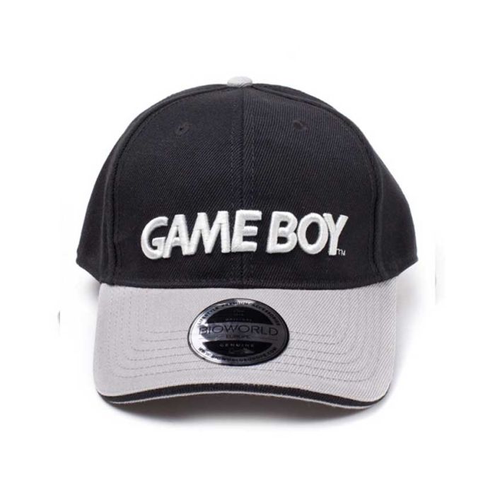Kačket Nintendo - Black/Grey Gameboy Logo Curved Bill