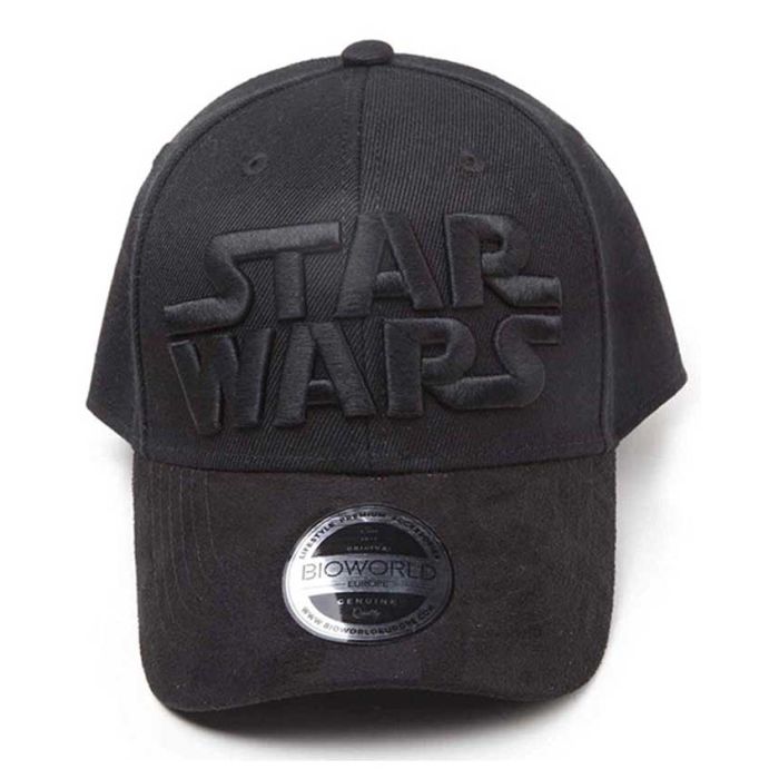 Kačket Star Wars - Black On Black Logo Curved Bill Cap