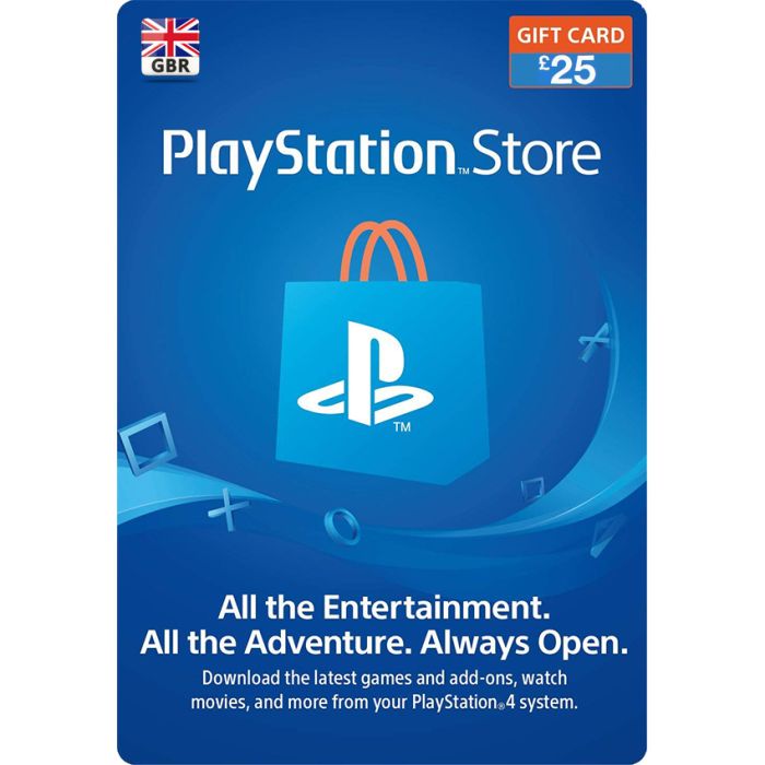 Playstation Wallet PSN Gift Card L25 UK