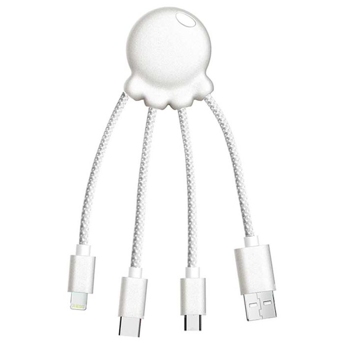 Adapter Octopus 2 All In One Adapter Metalic White