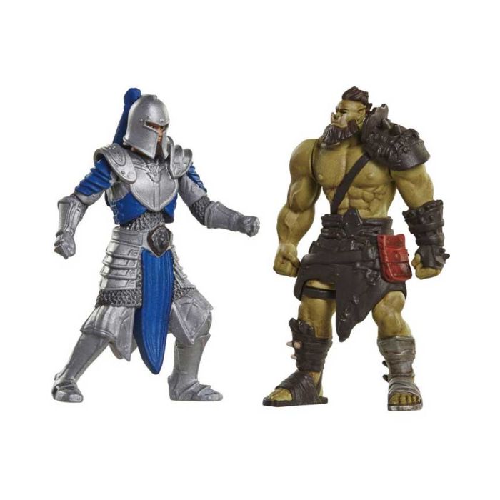 Figura World of Warcraft Battle in a Box Alliance Soldier vs Horde Warrior 6cm