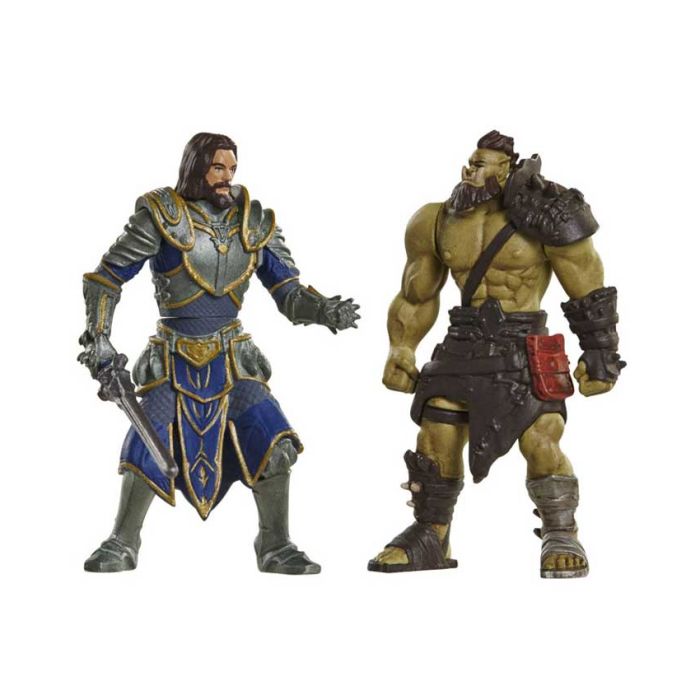 Figura World of Warcraft Battle in a Box Lothar vs Horde Warrior 6cm