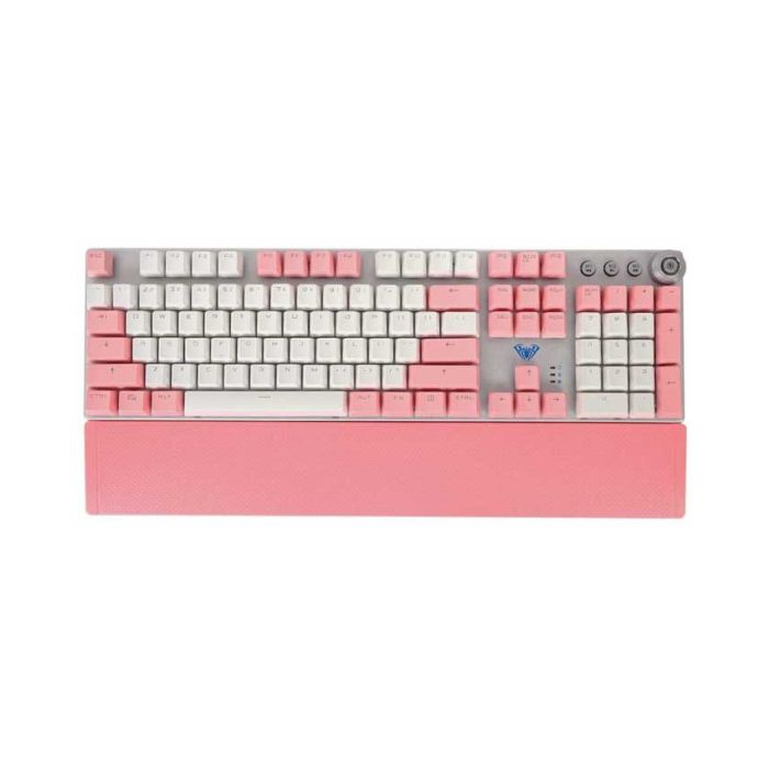 Mehanička tastatura AULA F2088 Pink White