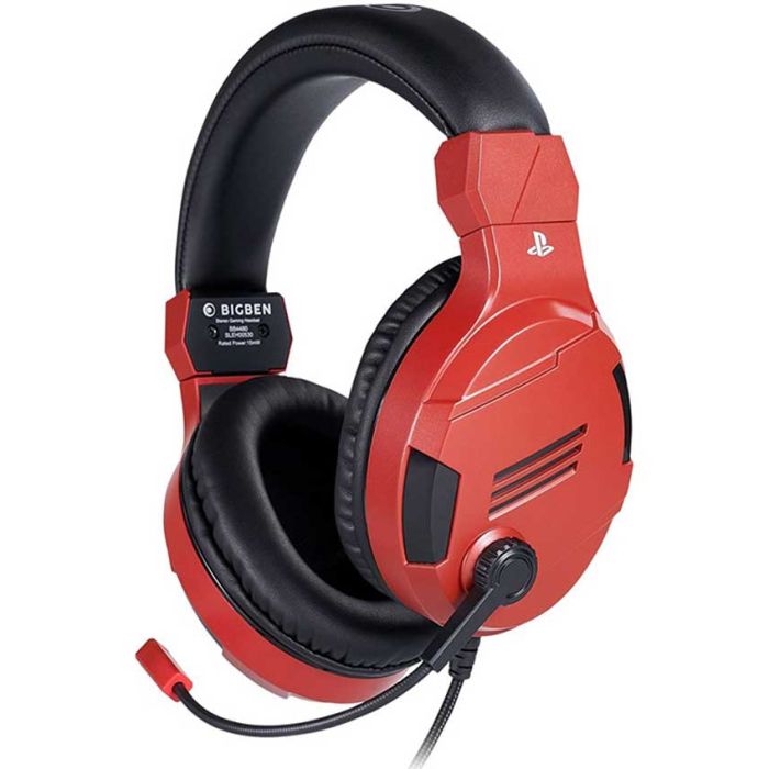 Slušalice Nacon Bigben PS4 Wired Stereo Gaming Headset V3 Red